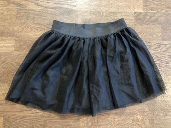 Slavnostní černá sukně - top stav, vel. 158