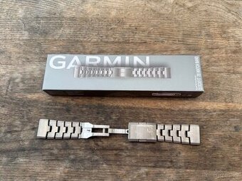 Řemínek k hodinkám Garmin QuickFit 26 titanový