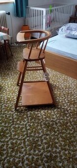 Retro jídelní židlička