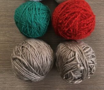 pletací příze + perlová příze zdarma