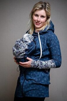 Mikina pro přední i zadní nošení Made by Zuz vel. S