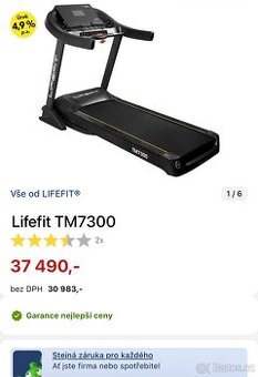 Běžecký pás LIFEFIT M7300