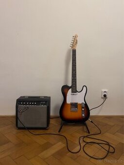 Kytara + kombo + stojan