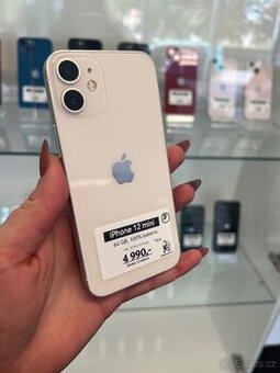 iPhone 12 mini - 64GB - 100% - 12M ZÁRUKA