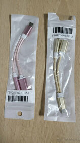 Kabel redukce na sluchátka k mobilu USB-C jack 3,5 mm