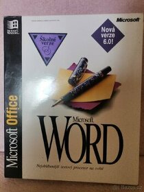Instalační balíček Microsoft word v.6.0 z roku 1994