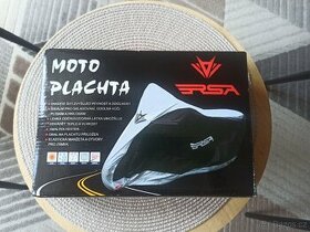 Moto plachta na motocykl RSA černo-stříbrná