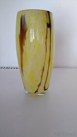 Retro váza Brokové sklo