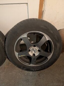 ALU kola Dotz Freeride peak 6,5x15 4x108 ET15 s pneu
