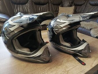 Dětská moto přilba Duchinni Wild Cat M300, vel M -52, 2 x
