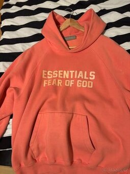 Essentials mikina - coral
