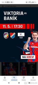 FC Viktoria Plzeň FC Baník Ostrava lístky levněji