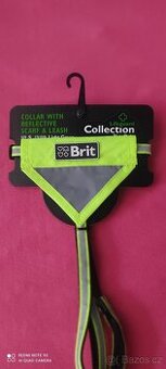 Set - obojek s reflexním šátkem a vodítkem Brit - 1