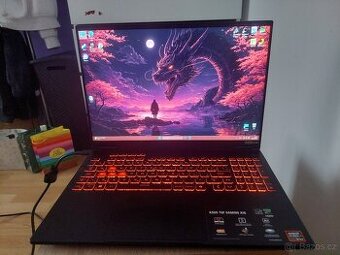 HERNÍ NOTEBOOK ASUS TUF A16 (RTX 4070, Ryzen AI 9 HX 370)