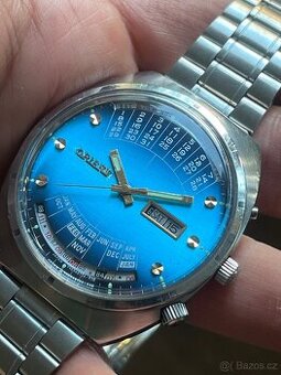 Orient hodinky / vecny kalendar / modry ciselnik - 1