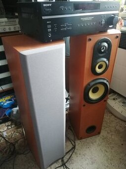 Receiver SONY str-de 497- 8-16 ohm,80W na kanal, vše funkční