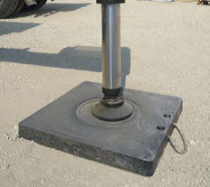 Hydraulická ruka - podložky pod stabilizační opěry - 1