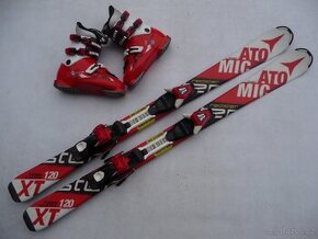 241. Lyže ATOMIC - 120 cm + boty TECNICA 35 eu - set