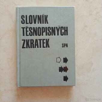 Slovník těsnopisných zkratek z r.1974 - 1