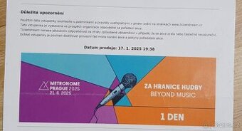 Metronome Prague sobota 21.6