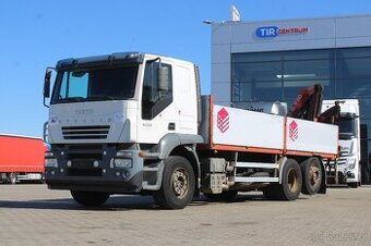 Iveco STRALIS 400, 6X2, EURO 3, HYDRAULICKÁ RUKA FASSI F110
