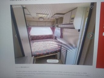 Pěkný karavan s moderními skříňkami