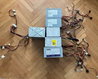 Zdroje do PC s výkonem 250-400 wattů, cena od 89,- za kus