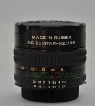 MC Zenitar-N2,8/16 pro Nikon - zamluveno
