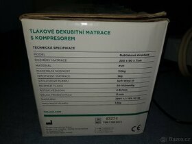 Matrace tlaková s kompresorem