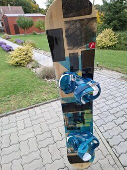 Snowboard+vázání+boty