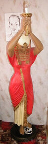 Lampa Socha stojící Egyptanky 180cm