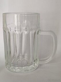 Retro půllitr, Jiří Brabec, stará pivní sklenice, pošta 75.-