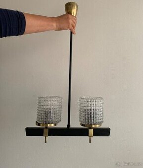 PRODÁM DVOJRAMENNÝ RETRO LUSTR