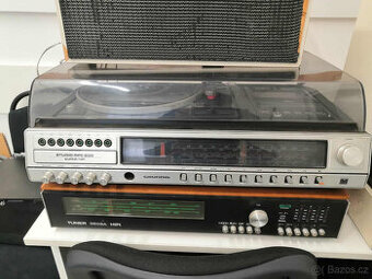 Poklady z půdy - 2x gramofon,2x reprobedna, zesilovač