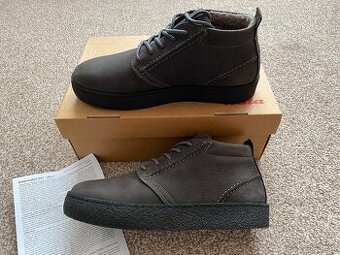 Nové pánské kožené zimní boty Baťa s kožichem - č. 42