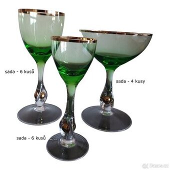 Skleničky kolekce Zlatá Zuzana