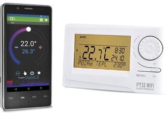 Termostat s WiFi modulem PT32 WiFi - verze 14.01