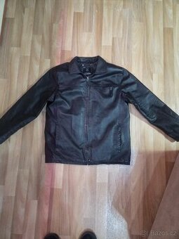 Kožená bunda Mauro Ferrini, originální měkká černá vepřovice