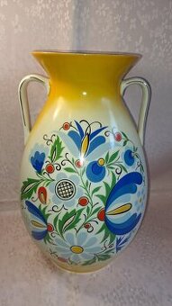 VELKÁ RETRO VÁZA Ljubljana Kašubská keramika