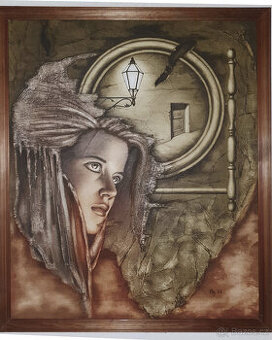 Obraz Miroslav Hais Dívka se zrcadlem