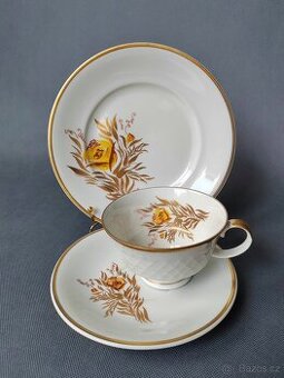 Mimořádně porcelánové čajové trio od Reichenbach (1968-1980)
