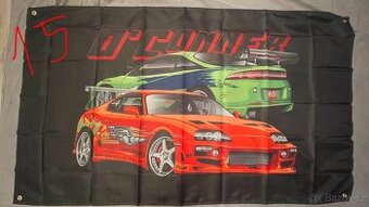 Baner - vlajka - prapor  Supra a Eclipse 90x150 cm