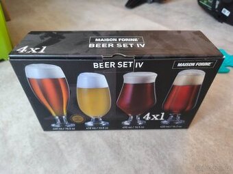 Set sklenic na pivo 4 ks