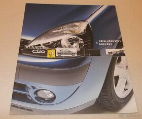 Renault CLIO 2 facelift prospekt doplňků na přání