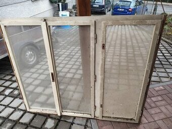 Stara drevena okna kastlova 2x - 1