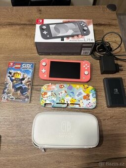 Nintendo switch LITE - hra + bohaté přísluslušenství - 1
