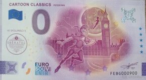 0 Euro Souvenir Petr Pan pouze 1000 ks