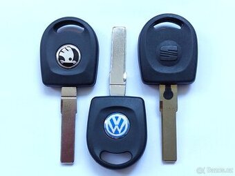 Klíč Škoda Volkswagen Audi Seat ID48 HU66 Klíč = 150kč. Kl