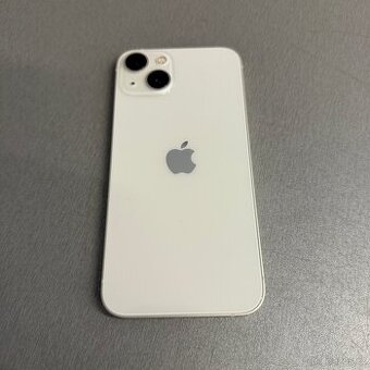 iPhone 13 128GB bílý, pěkný stav, 12 měsíců záruka