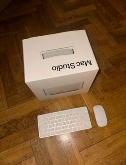 Apple Mac Studio = TOP stav + kompletní příslušenství